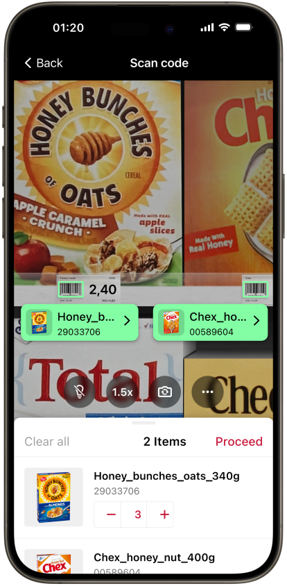 screenshot of Scanbot Barcode Scanner SDK